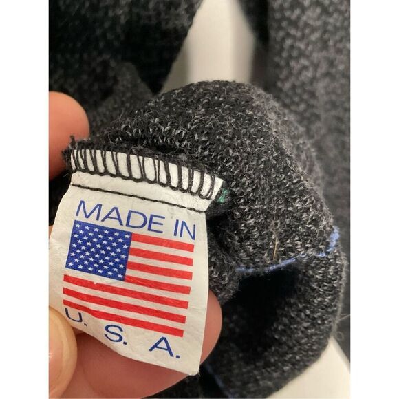 St. Croix Sweater Men’s Large 1/4 Zip Black Green Plaid Pullover Menscorp‎ USA - Picture 9 of 10